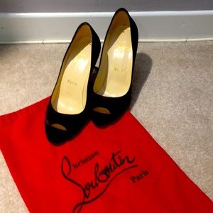 Authentic Louboutin Peep-Toe Heels